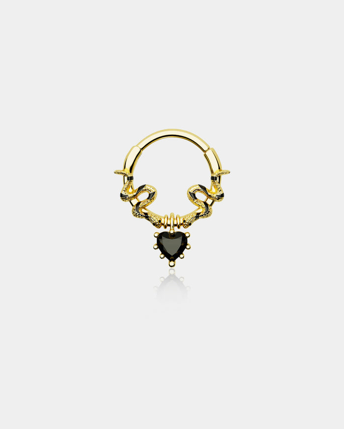 snake septum jewelry