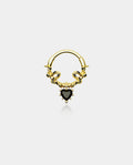 snake septum jewelry