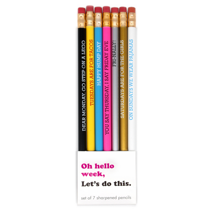 Snifty Set of 7 Sharpened Pencils