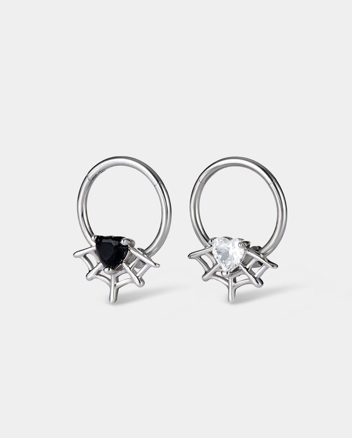 oufer spider web daith septum ring