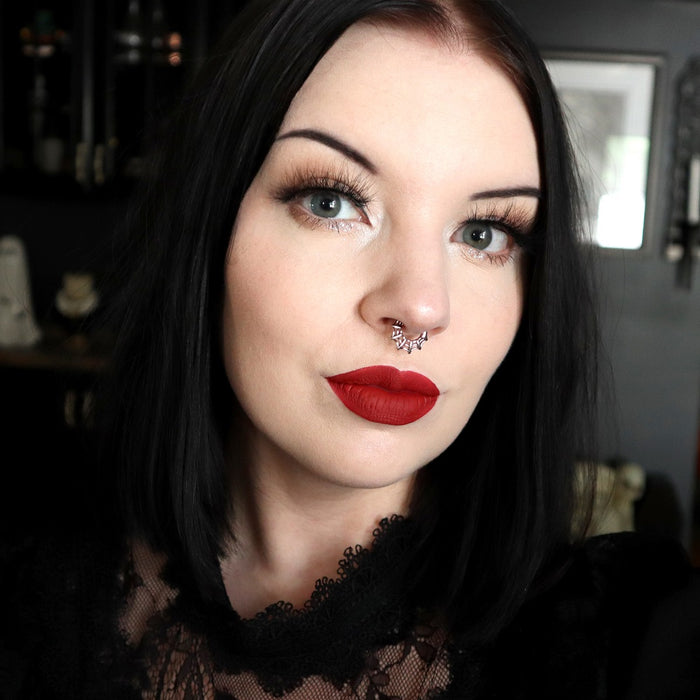 Spider Web Segment Septum Ring