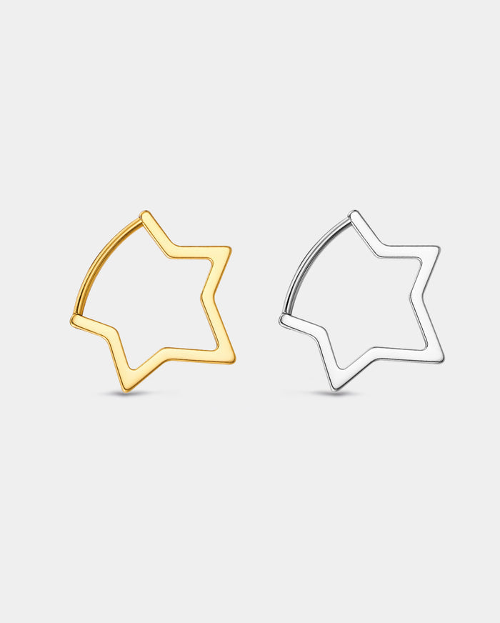 star clicker nose ring