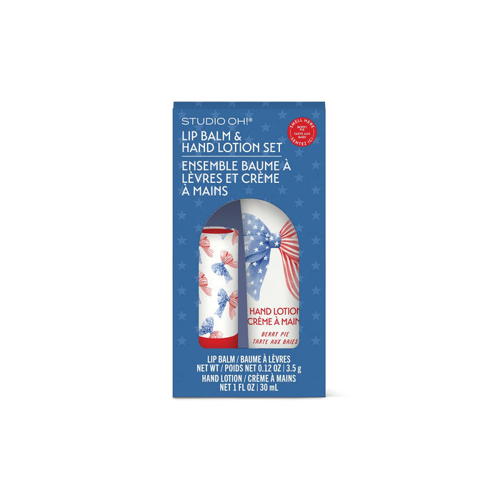 Stars & Stripes Lip Balm & Hand Lotion Set