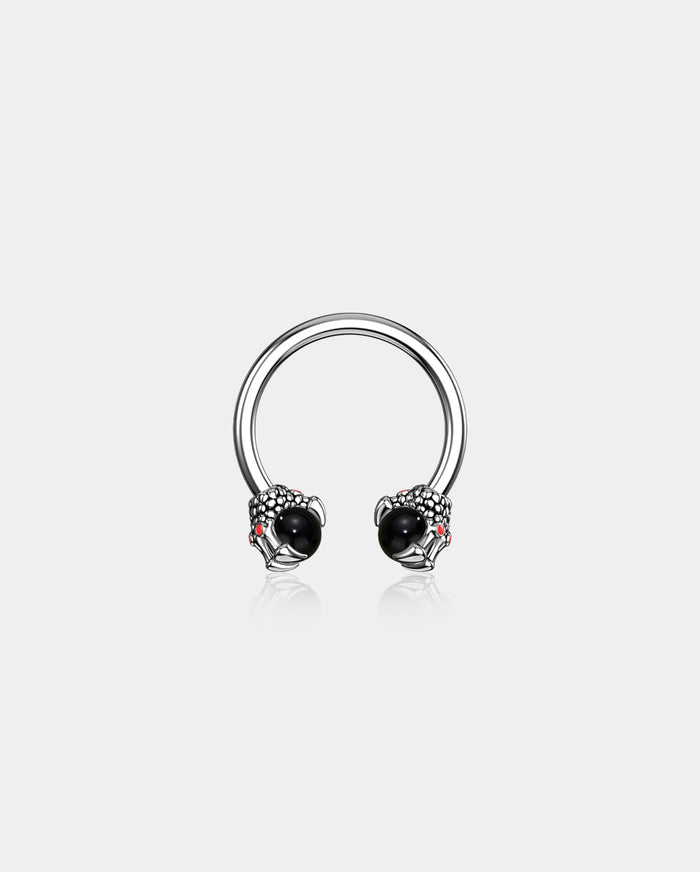 Stone Dragon Claw Septum Daith Ring
