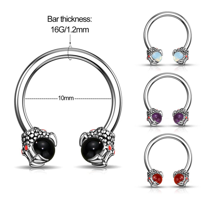 16g dragon septum ring