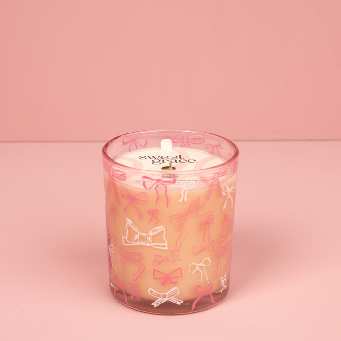 Sweet Grace Collection Bow Candle | Candle Gift