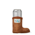 Swig Saddle Stitch Cognac Slim Can Coolie