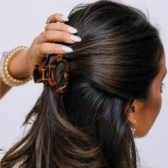 Teleties - Open Tortoise Petite Hair Clip