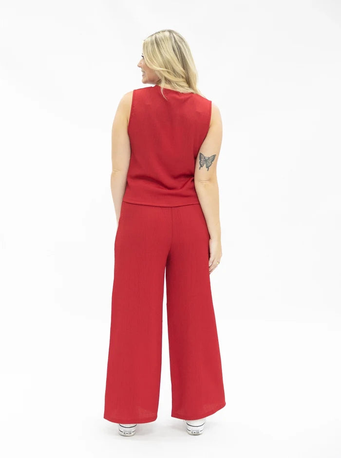Textured Knit Tank Top & Pants *Sold Separately