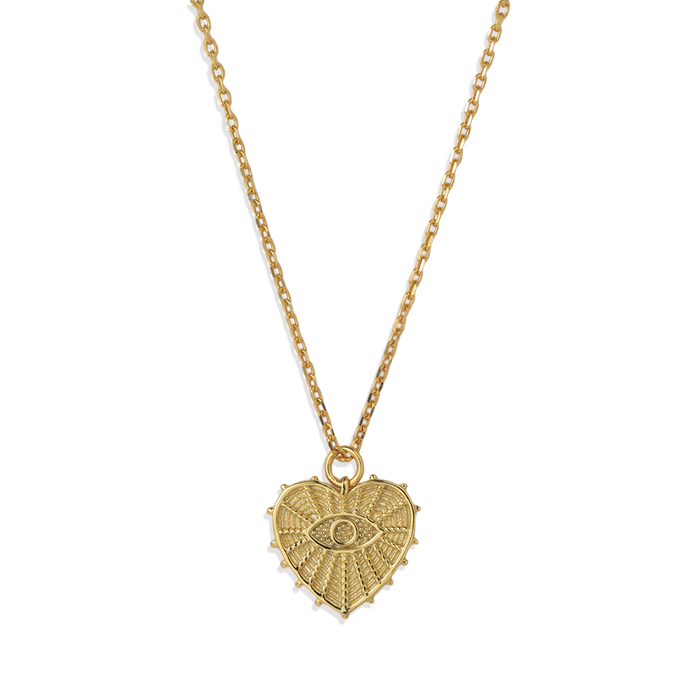 The Heart Sees All Pendant Necklace