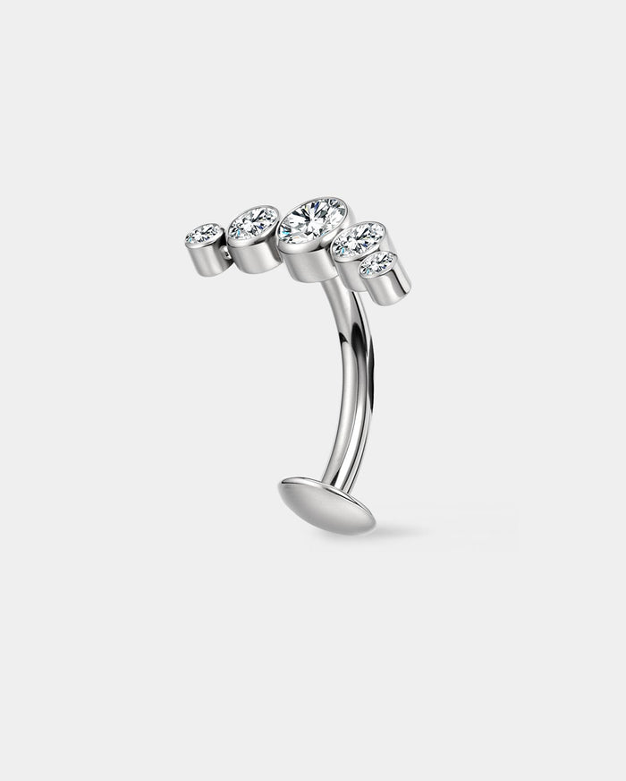 curved belly button ring