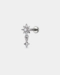 star dangle cartilage stud