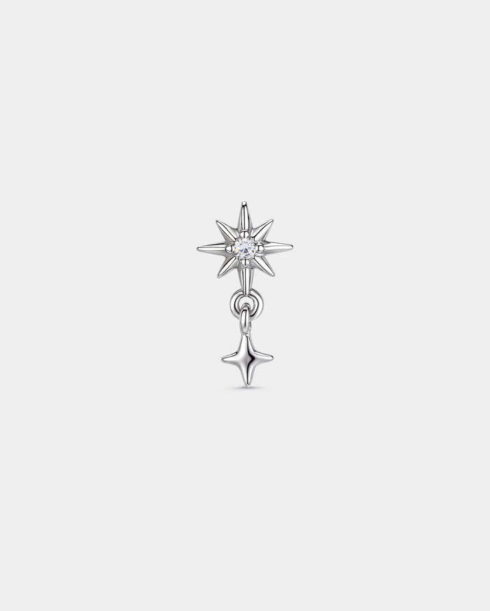 Titanium CZ Star Cartilage Stud