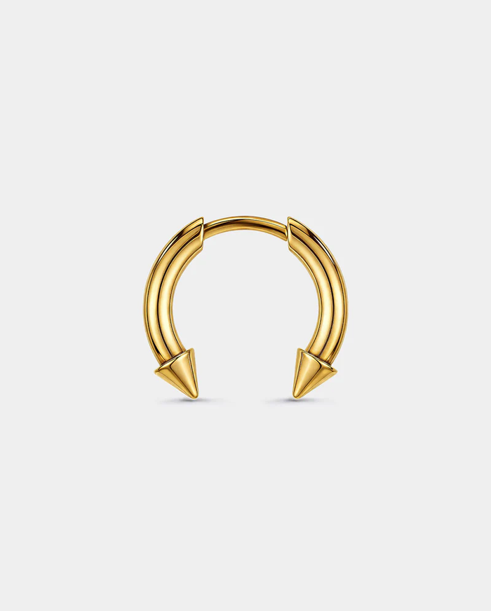 Tribal Fake Gauge Titanium Threadless Septum Ring