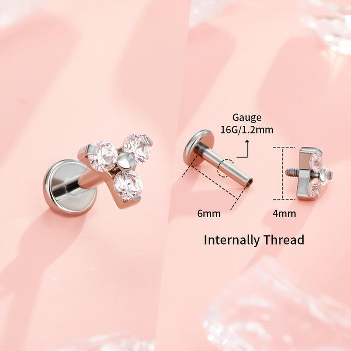 internally thread flat back cartilage