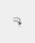 rectangle flat back tragus earrings