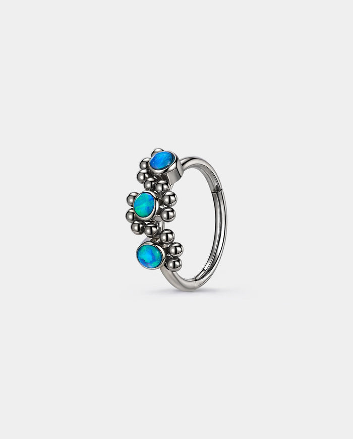 oufer opal nose hoop