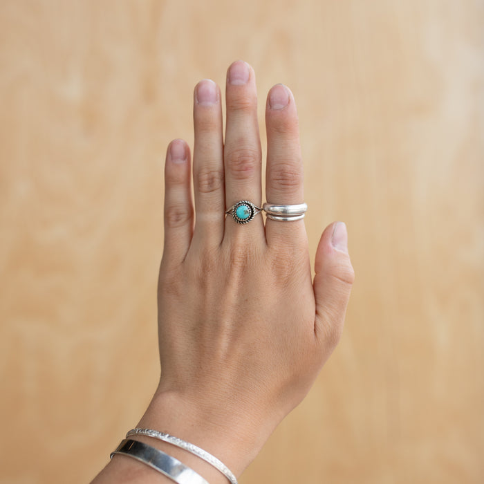 Turquoise Twist — Size 6.5