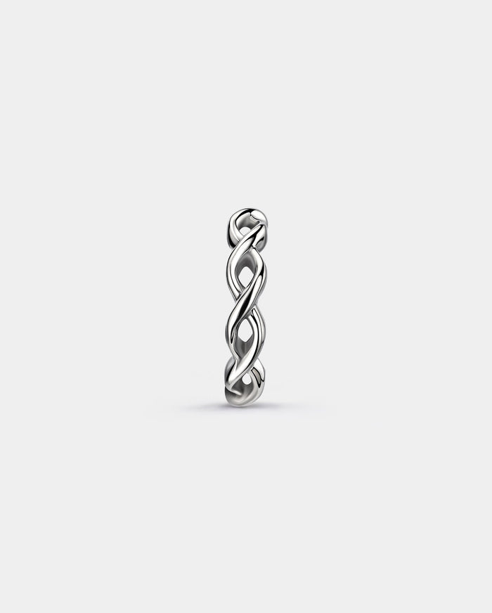 Twisted Rope Segment Nose Ring