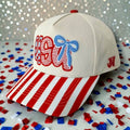 USA Bow Stripe Cap