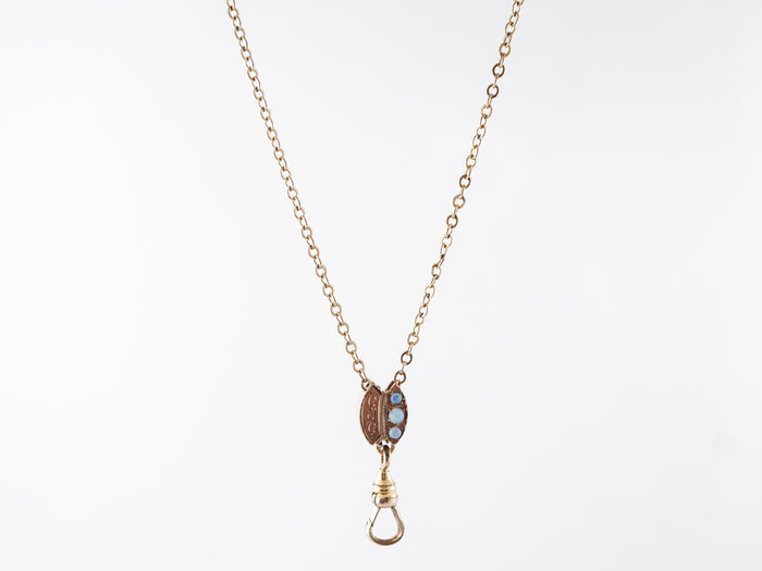 Vintage Victorian Cabochon Opal Pendant