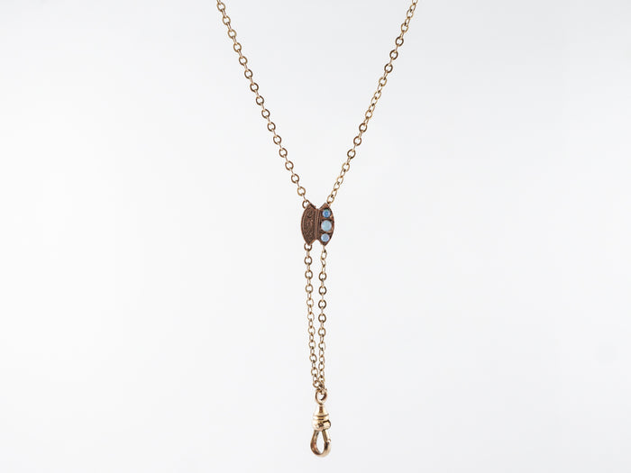Vintage Victorian Cabochon Opal Pendant