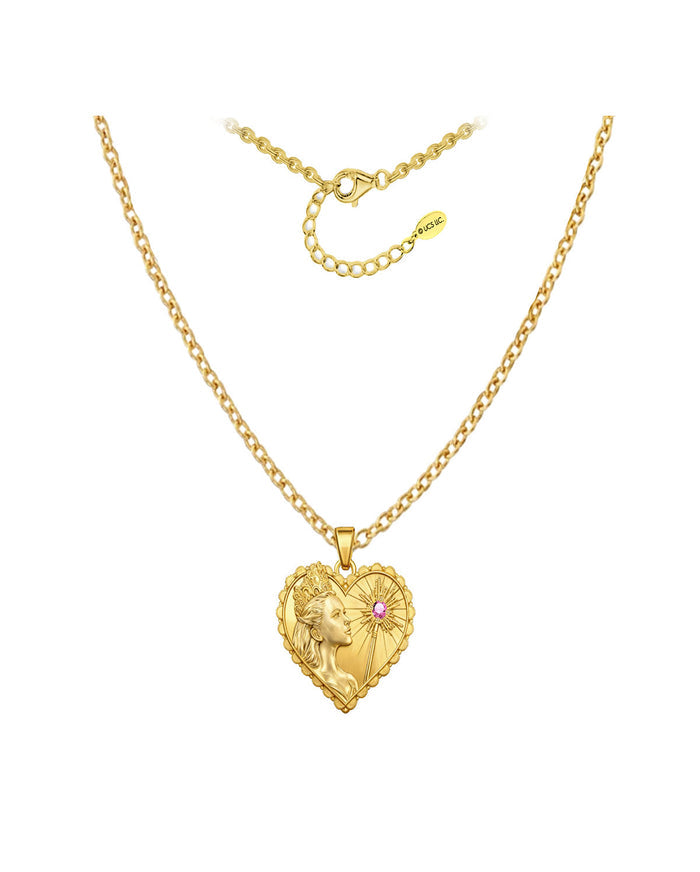 WICKED X OUFER Glinda Portrait Heart Necklace