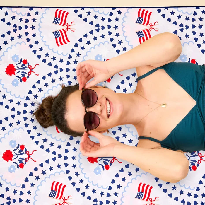 XL Quick Dry Beach Towel All American Darling Collection